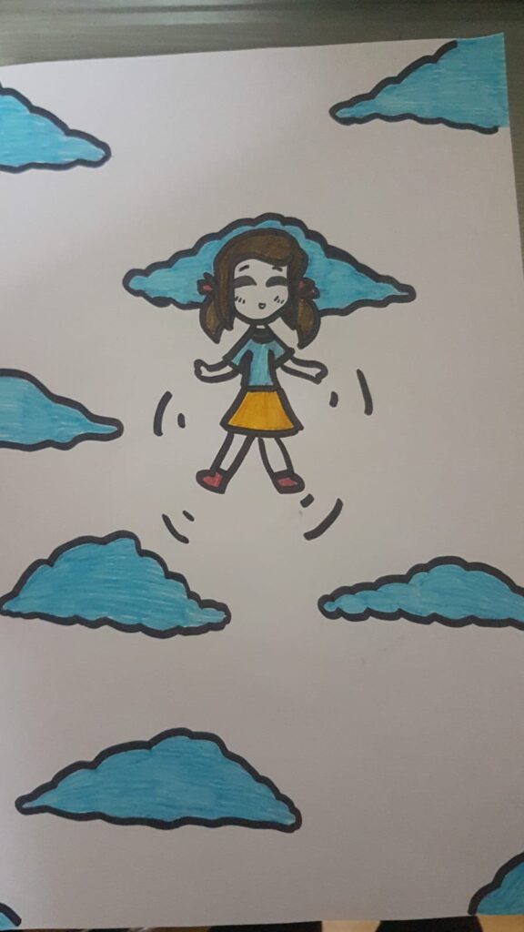 Drawing about Camila Sky